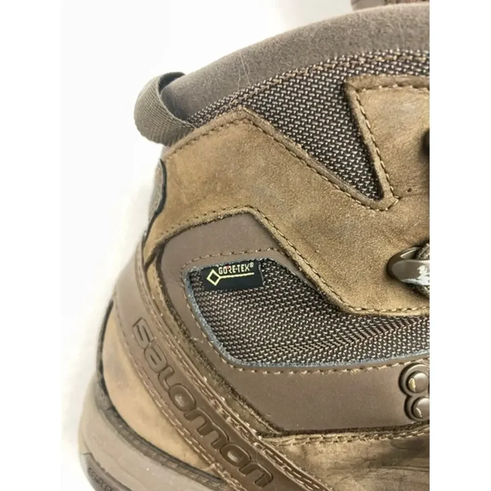 Salomon Quest 4D GTX Gore-Tex Brown Hiking Boots Men's 12 Tactical Trail
